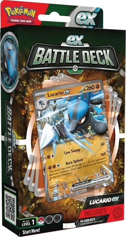 Pokemon TCG: Lucario / Ampharos EX Battle Deck 4 Pokemon TCG: Lucario / Ampharos EX Battle Deck - Image 2