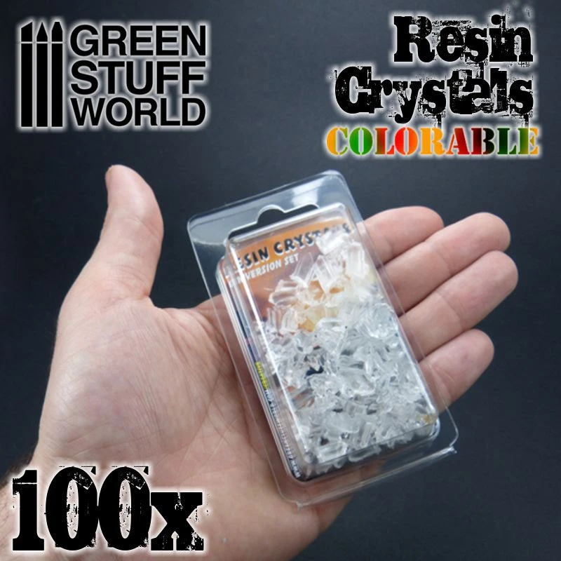 Resin Crystals Transparent Colorables (small) 5 Resin Crystals Transparent Colorables (small) - Image 3