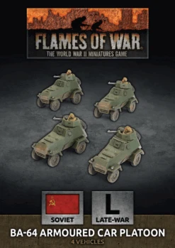 BA-64 Armoured Car Platoon (Plastic X4)