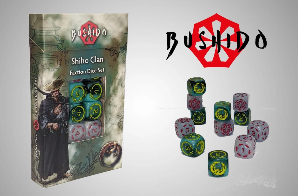 The Shiho Clan Faction Dice Set 3 The Shiho Clan Faction Dice Set