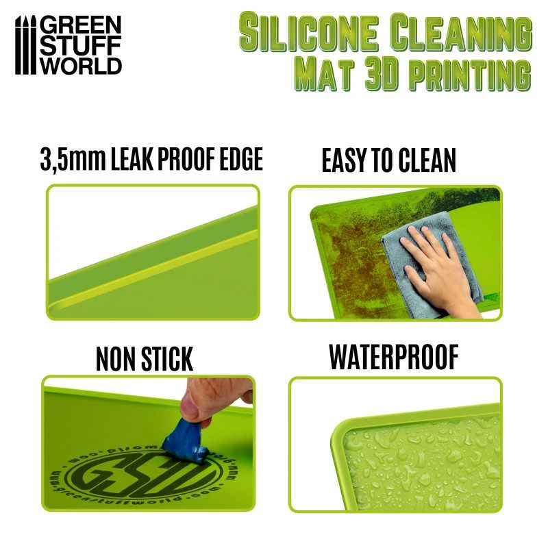 Silicone Cleaning Mat 410x310mm 4 Silicone Cleaning Mat 410x310mm - Image 2