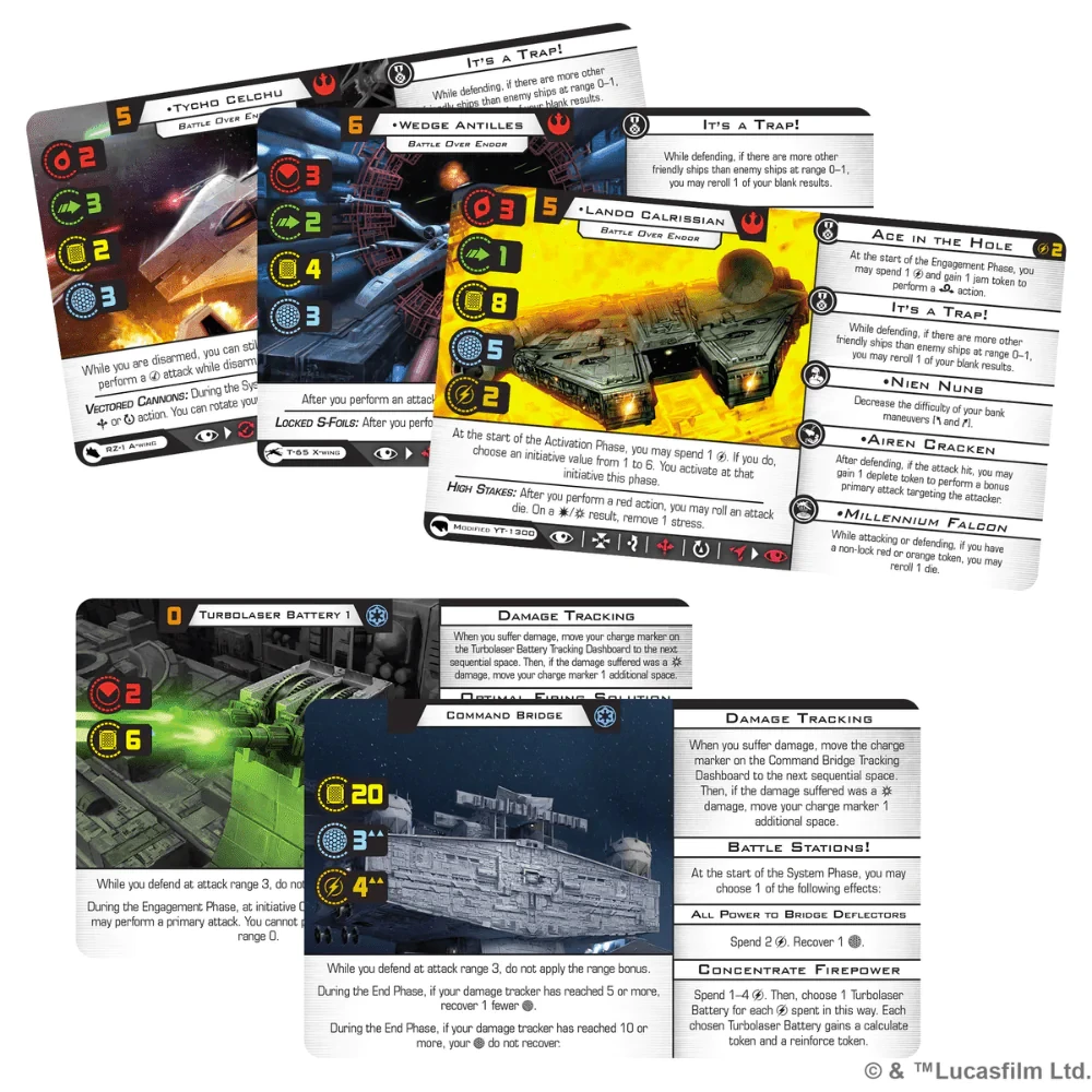 Star Wars X-Wing: Battle Over Endor Scenario Pack 4 Star Wars X-Wing: Battle Over Endor Scenario Pack - Image 2