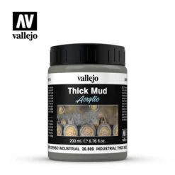 Vallejo Weathering Effects 200ml – Industrial Thick Mud
