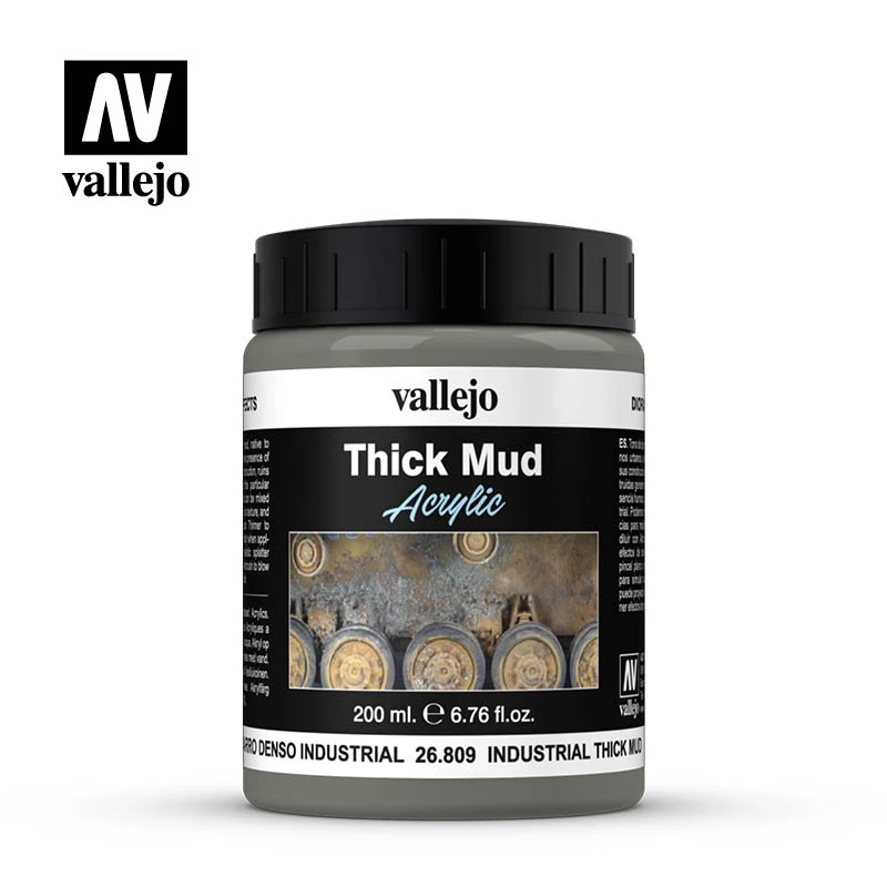 Vallejo Weathering Effects 200ml – Industrial Thick Mud 3 Vallejo Weathering Effects 200ml – Industrial Thick Mud