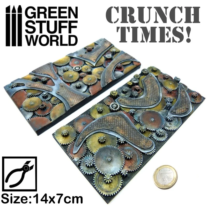 Steampunk Plates – Crunch Times! 3 Steampunk Plates – Crunch Times!