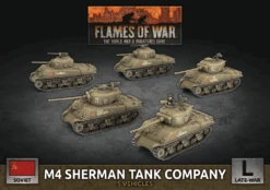 Flames Of War – M4 Sherman Tank Company (x5 Plastic)