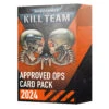 Games Workshop Kill Team: Approved Ops Card Pack 2024