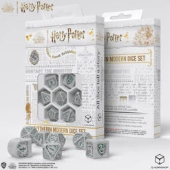 Harry Potter Slytherin Modern Dice – White