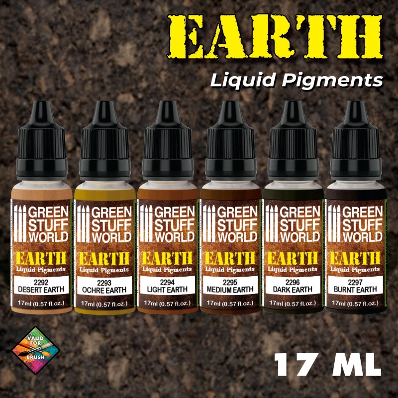 Liquid Pigments Set – Earth 4 Liquid Pigments Set – Earth - Image 2