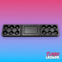 Turbo Dork: Large Black Non-Stick Silicone Dry Palette