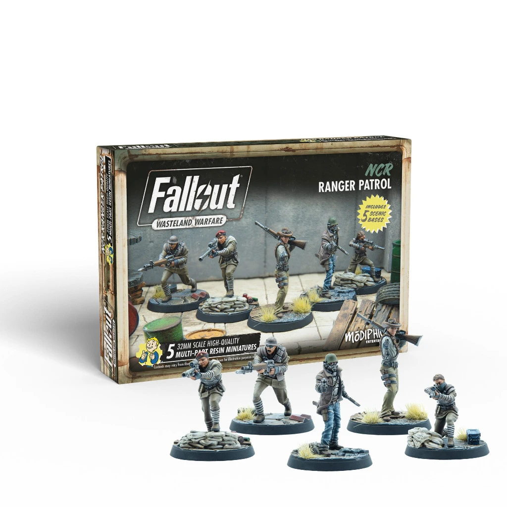 Fallout: Wasteland Warfare – NCR: Ranger Patrol 3 Fallout: Wasteland Warfare – NCR: Ranger Patrol