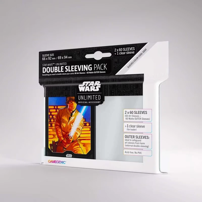 Gamegenic Star Wars: Unlimited Double Sleeving Pack – Luke Skywalker 3 Gamegenic Star Wars: Unlimited Double Sleeving Pack – Luke Skywalker