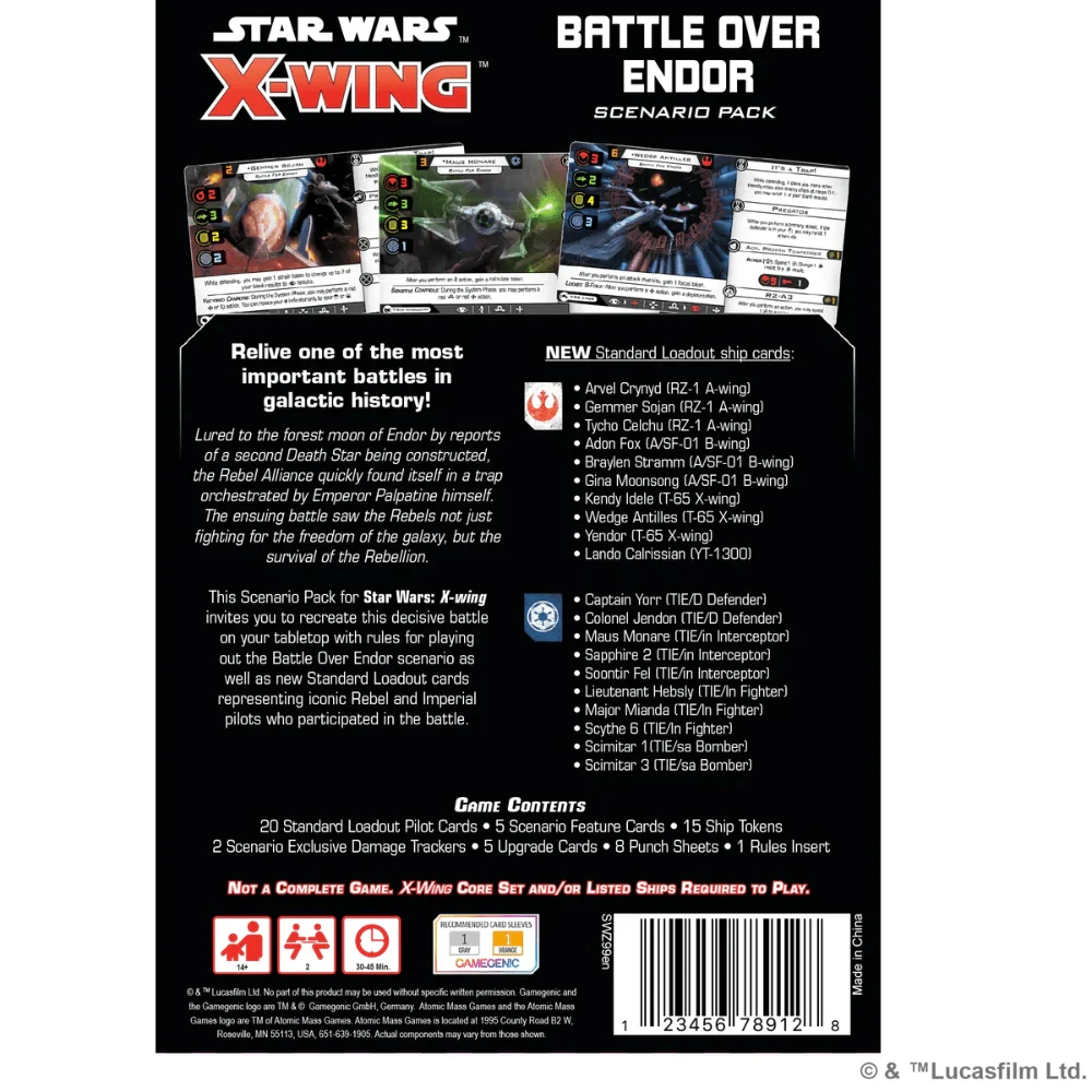 Star Wars X-Wing: Battle Over Endor Scenario Pack 5 Star Wars X-Wing: Battle Over Endor Scenario Pack - Image 3