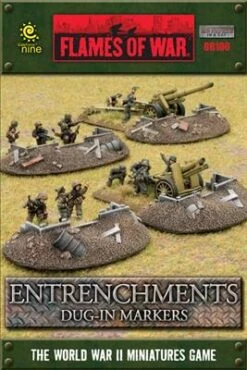 Flames Of War: Entrenchments Dug In Markers