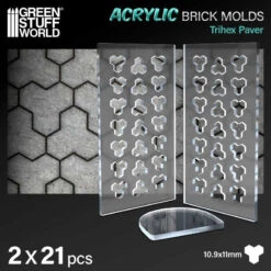 Acrylic Molds – Trihex Paver