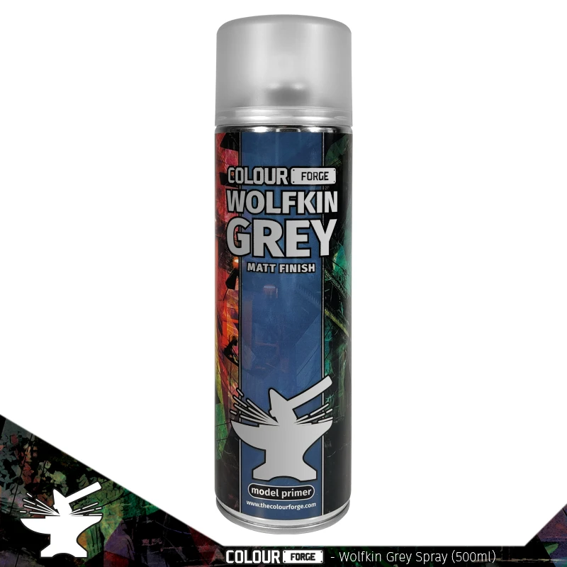 Colour Forge Spray: Wolfkin Grey (500ml) 3 Colour Forge Spray: Wolfkin Grey (500ml)