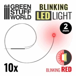 Blinking LEDs – Red – 2mm