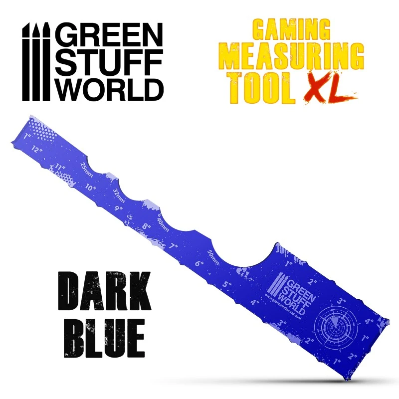 Gaming Measuring Tool – Dark Blue 12 Inches 3 Gaming Measuring Tool – Dark Blue 12 Inches