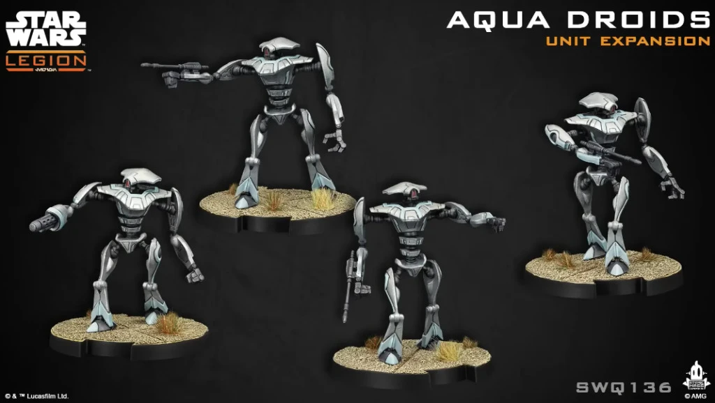 Star Wars Legion: Aqua Droids Expansion 3 Star Wars Legion: Aqua Droids Expansion