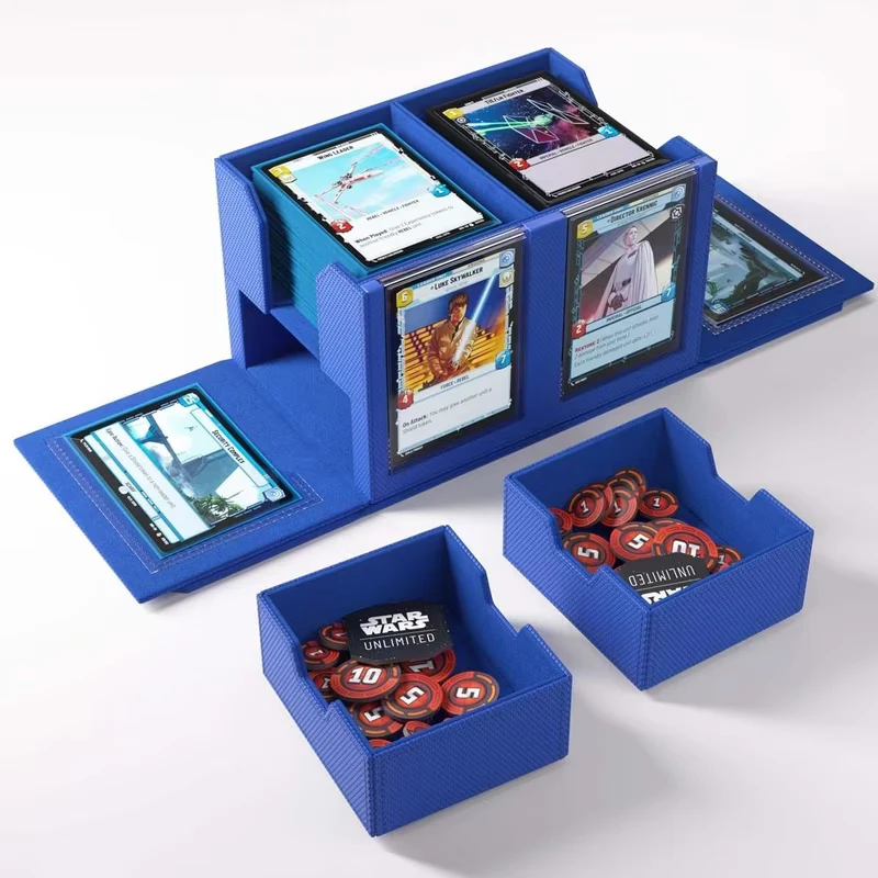 Gamegenic Star Wars: Unlimited Double Deck Pod – Blue 4 Gamegenic Star Wars: Unlimited Double Deck Pod – Blue - Image 2