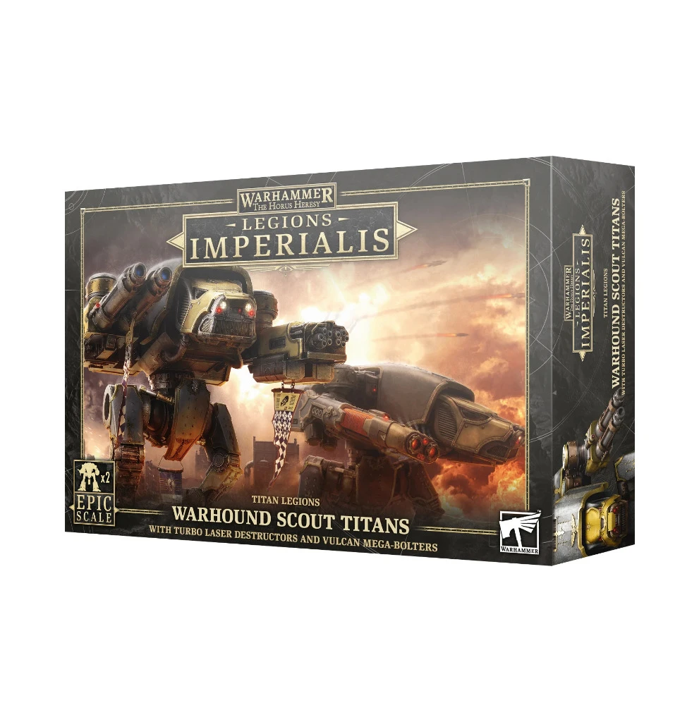 Games Workshop Legions Imperialis: Warhound Scout Titans 3 Games Workshop Legions Imperialis: Warhound Scout Titans