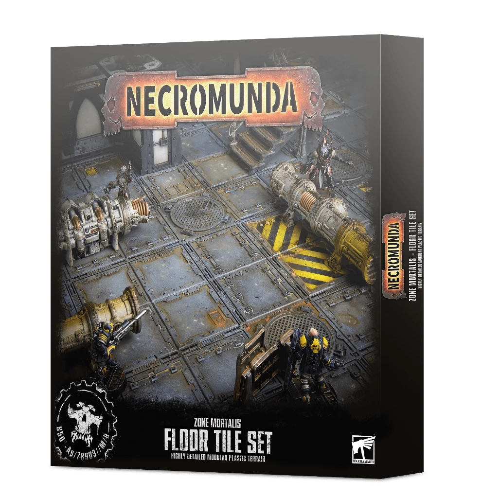 Games Workshop Necromunda: Zone Mortalis Floor Tiles Set 3 Games Workshop Necromunda: Zone Mortalis Floor Tiles Set