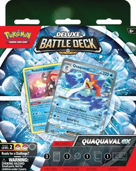 POKEMON Pokémon TCG: Deluxe Battle Decks – Quaquaval Ex/ Meowscarada Ex. 4 POKEMON Pokémon TCG: Deluxe Battle Decks – Quaquaval Ex/ Meowscarada Ex. - Image 2