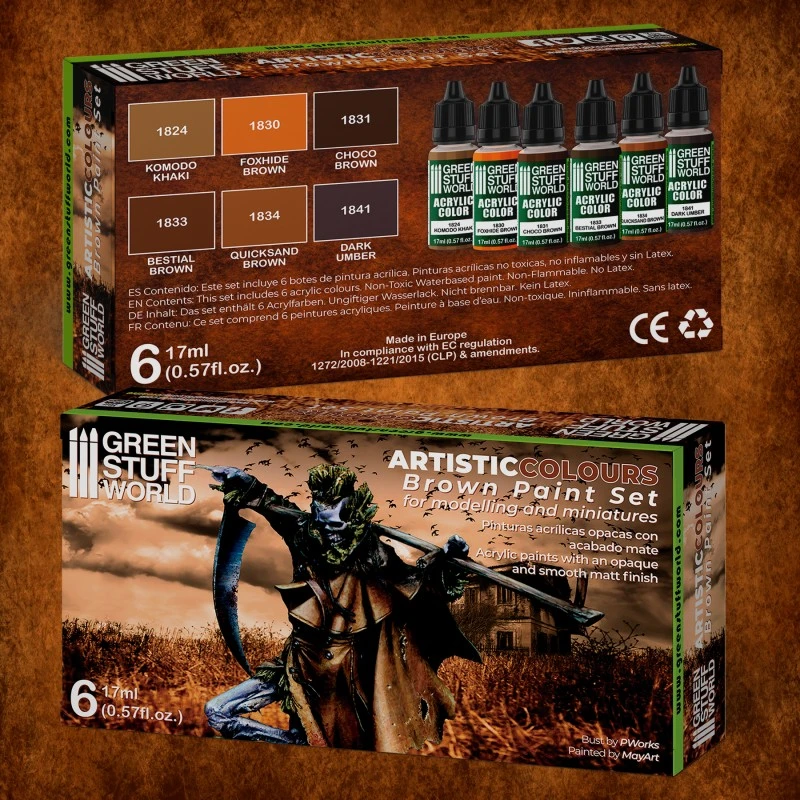 Paint Set – Brown 5 Paint Set – Brown - Image 3