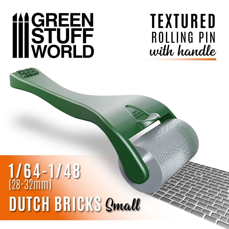 Rolling Pin With Handle – Dutch Bricks Small 3 Rolling Pin With Handle – Dutch Bricks Small