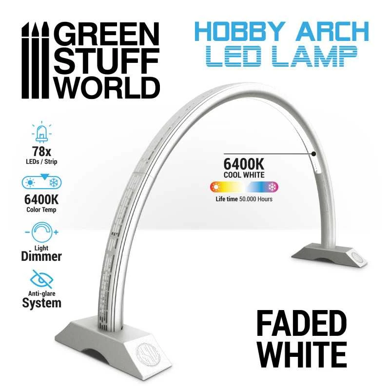 Hobby Arch LED Lamp – Faded White 3 Hobby Arch LED Lamp – Faded White