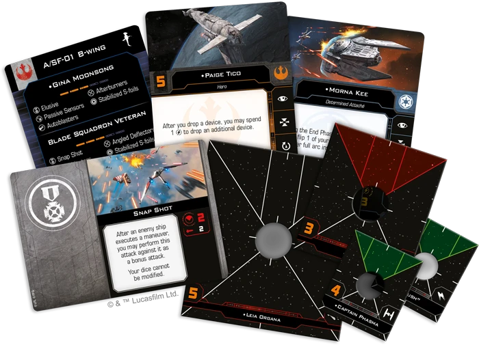 Star Wars X-Wing: Hotshots And Aces Reinforcements Pack 4 Star Wars X-Wing: Hotshots And Aces Reinforcements Pack - Image 2
