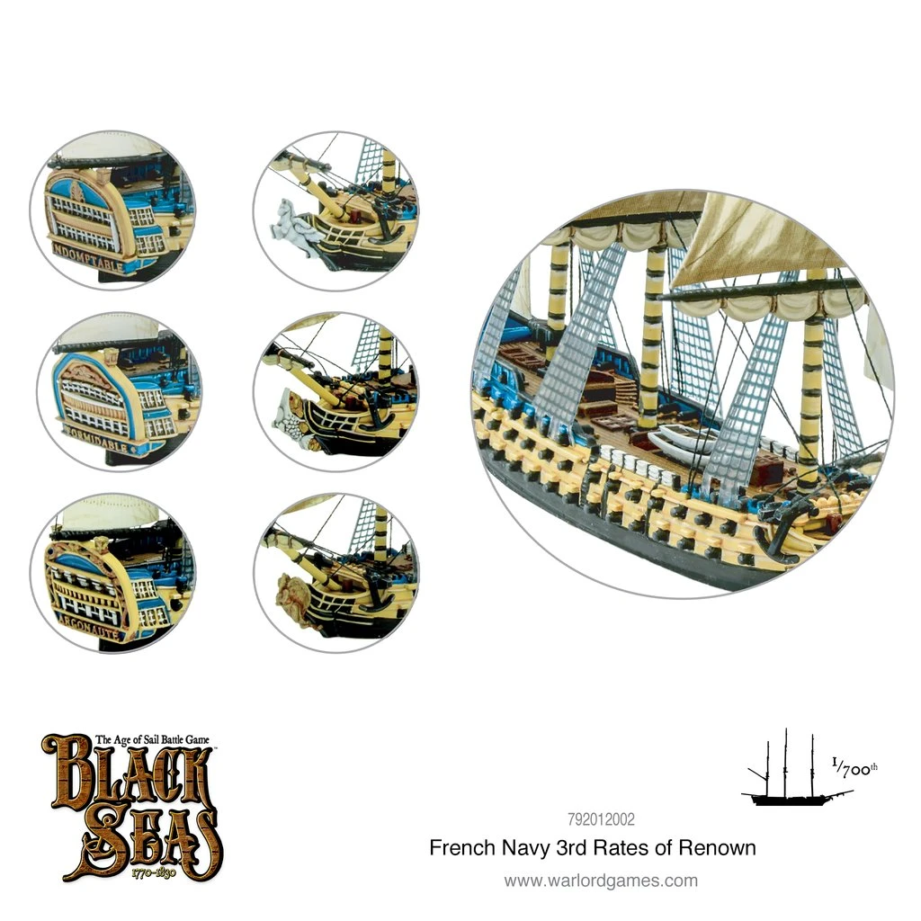 Black Seas: French Navy 3rd Rates Of Renown 7 Black Seas: French Navy 3rd Rates Of Renown - Image 5