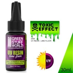 UV Resin 30ml – Lime/Toxic Effect
