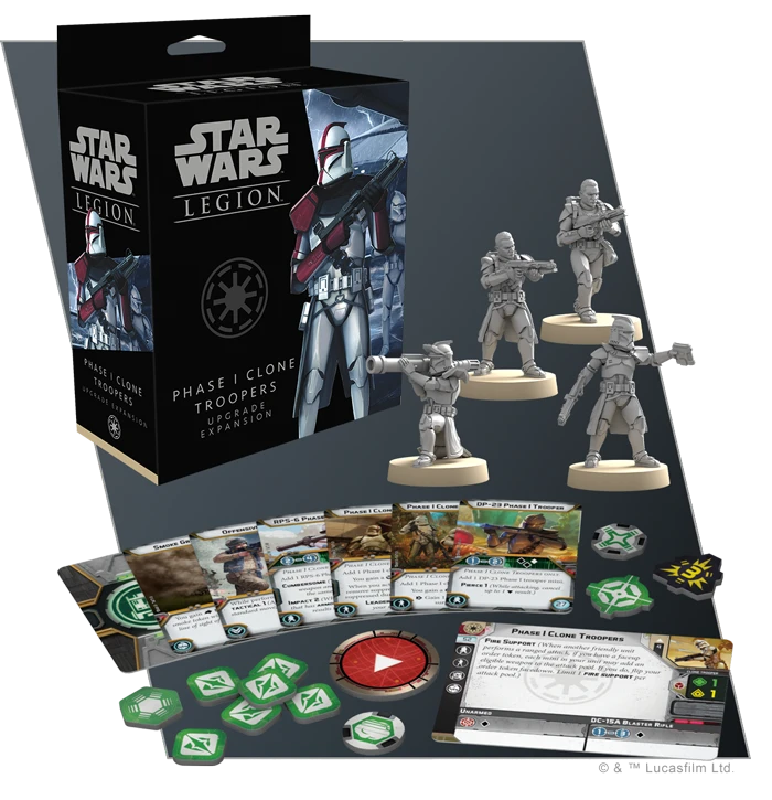 Star Wars Legion: Phase I Clone Troopers Upgrade 4 Star Wars Legion: Phase I Clone Troopers Upgrade - Image 2