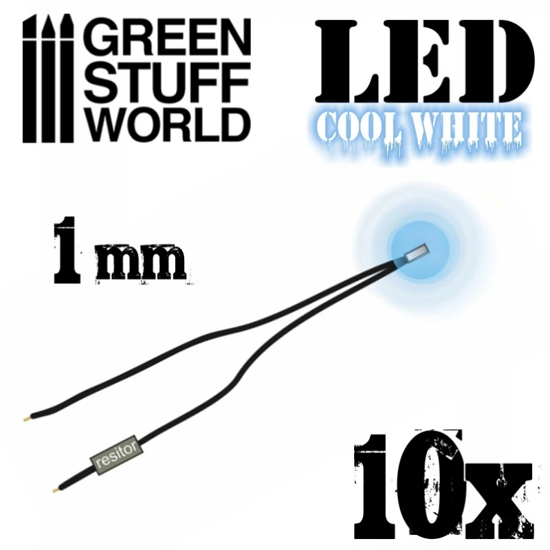 LED Lights Cool White – 1mm 3 LED Lights Cool White – 1mm