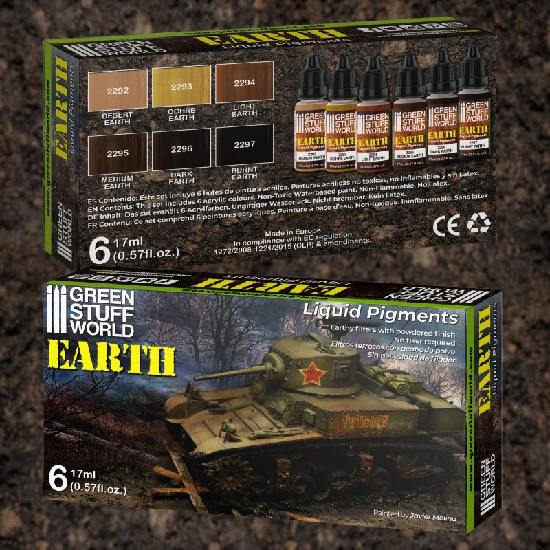 Liquid Pigments Set – Earth 5 Liquid Pigments Set – Earth - Image 3