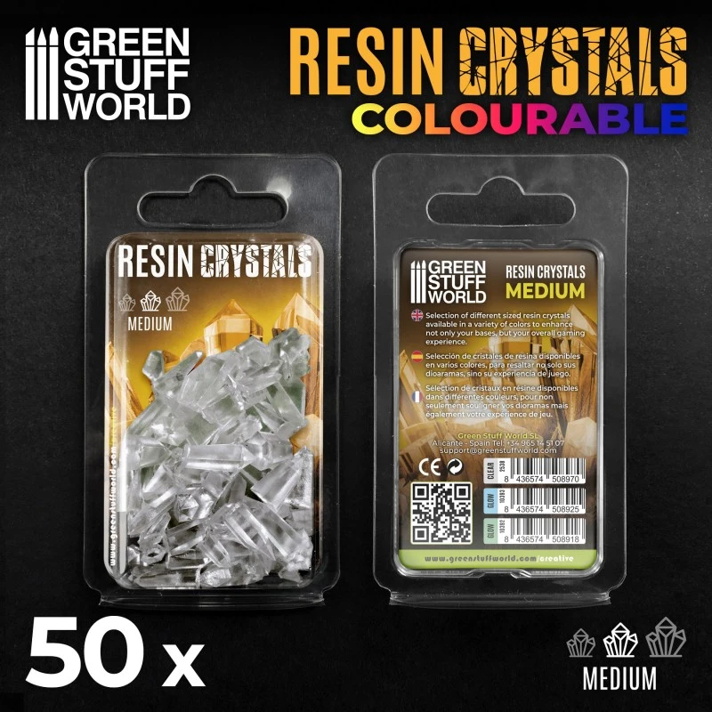 CLEAR Resin Crystals – Medium 4 CLEAR Resin Crystals – Medium - Image 2