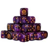 Old Dominion: Faction Dice On Translucent Purple With Gold Pips