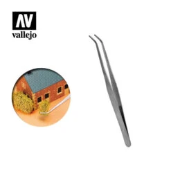 AV Vallejo Tools – Strong Curved S/Steel Tweezers 175mm