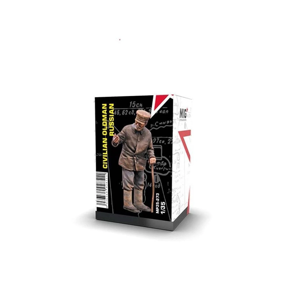 Civilian Old Man Russian 1:35 3 Civilian Old Man Russian 1:35