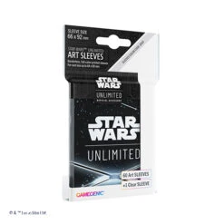 Gamegenic Star Wars: Unlimited Art Sleeves – Card Back Black